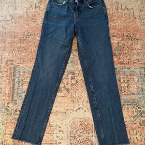 Abercrombie & Fitch The 90s Straight Mid Rise Curve Love Size 26